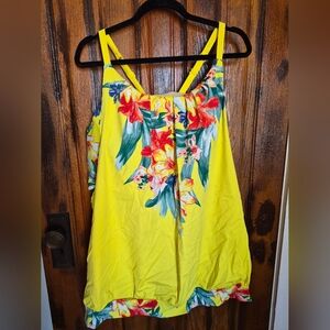 Swim By Cacique Tankini Top Size 26 Lane Bryant